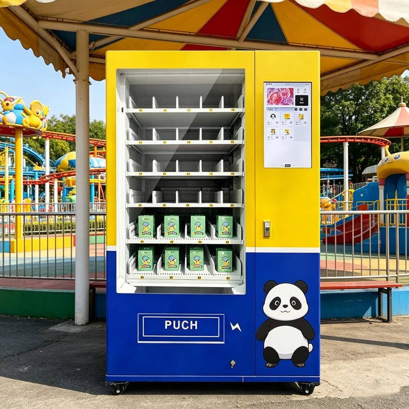Distributeur de jouets et cartes — vue fournisseur 01