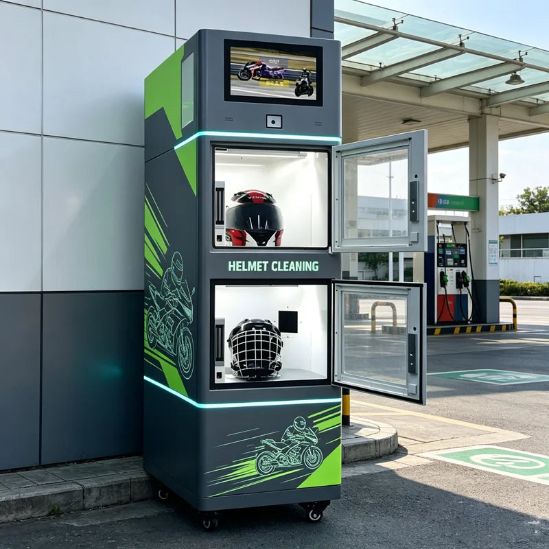 Station de lavage de casques — double — vue fournisseur 01