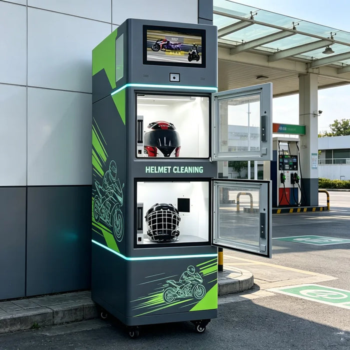 Station de lavage de casques — double — vue fournisseur 01